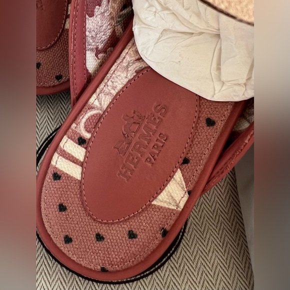 Hermes OZ Mules Loafers with Kelly Buckles 37 Pink Blush - Picture 6 of 9